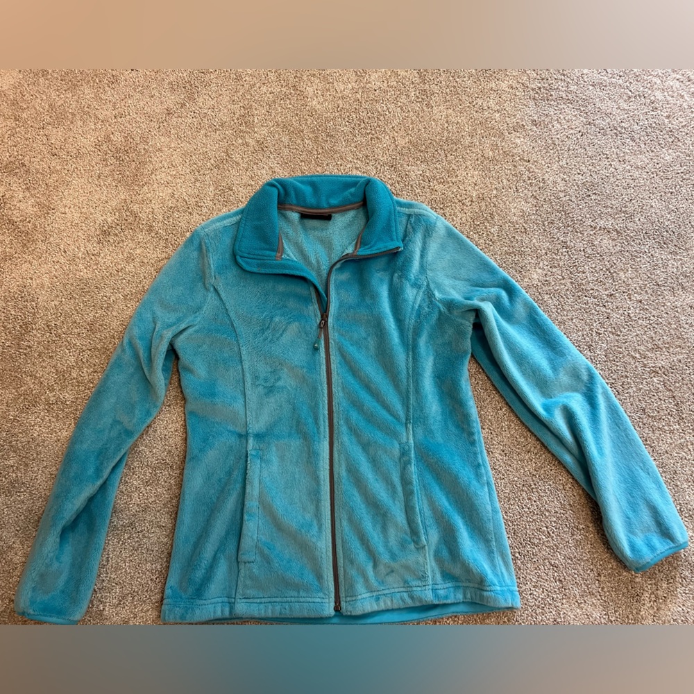 Gerry Turquoise Blue Fleece full zip Jacket